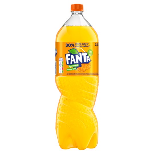 Fanta pomaranč 2,25l. 1,69 € s DPH