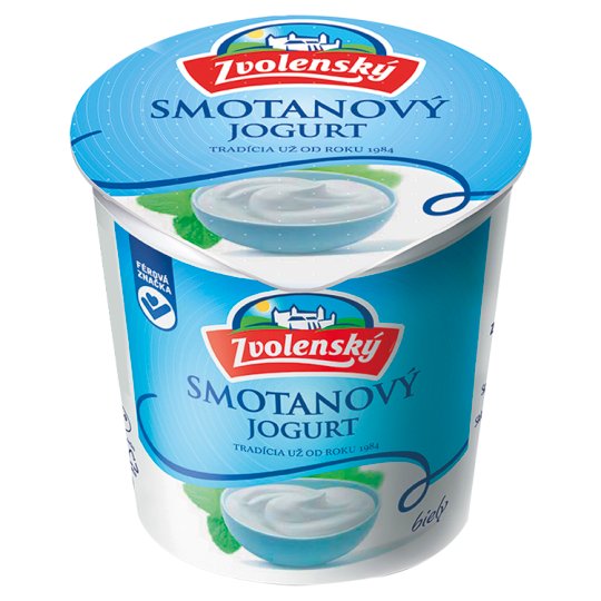 Zvolenský Smotanový jogurt biely 320g. / 1ks