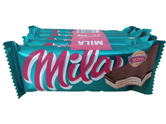 Mila oblátky, balenie 5x50g. / 1bal