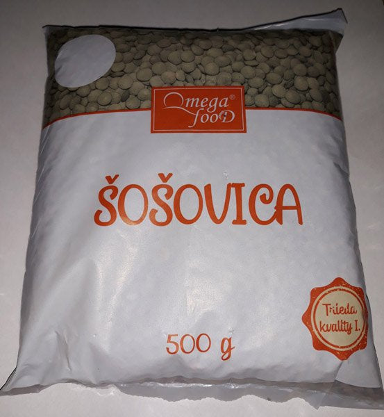 Šošovica 500g, Omega. / 1ks