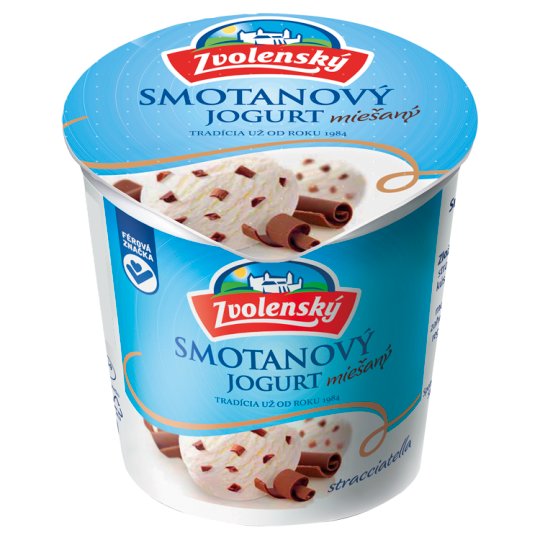 Zvolenský Smotanový jogurt stracciatella 320g. / 1ks